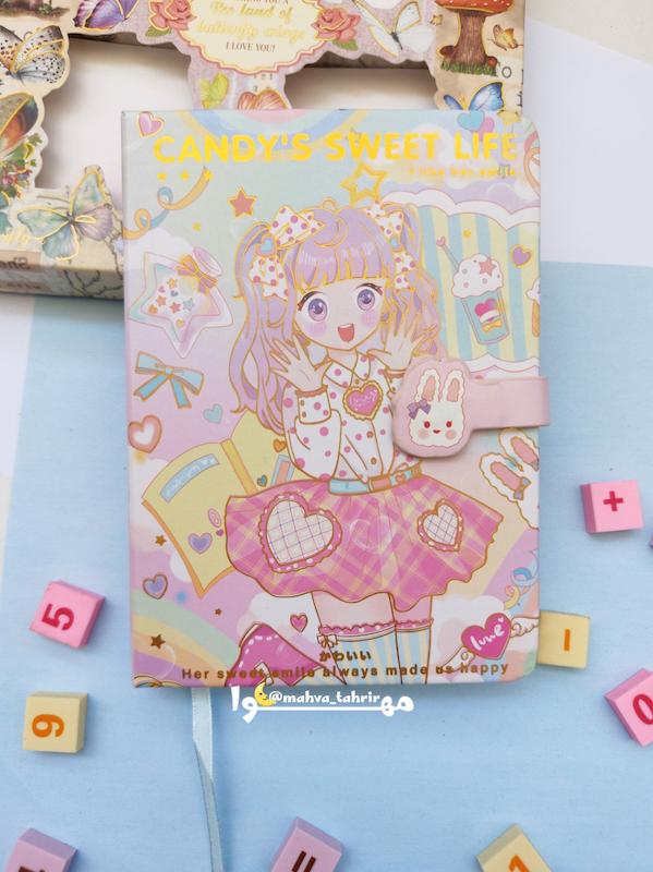 دفترچه ژورنال نویسی دختر جلد سخت✍🏻👧🏻🎀