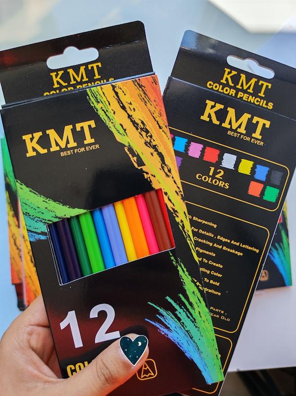 مداد رنگی 12 تایی مارک KMT🌈