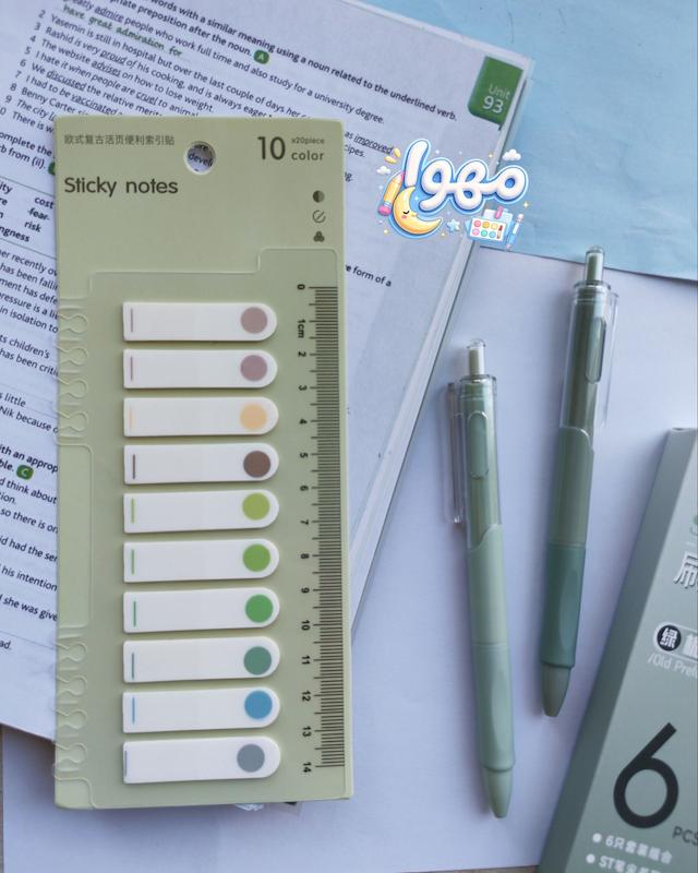 ایندکس 200عددی رنگی📖🎗