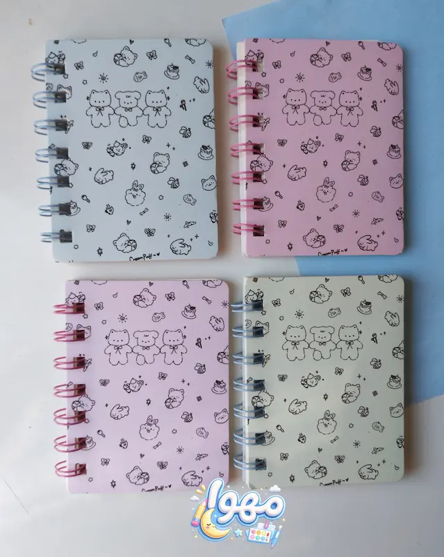 دفترچه سیمی خرسی🧸📚