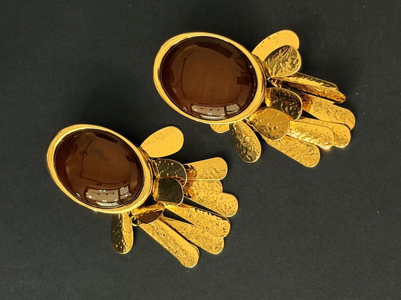 گوشواره بیضی (2 رنگ)