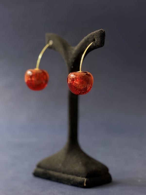 گوشواره طرح گیلاس