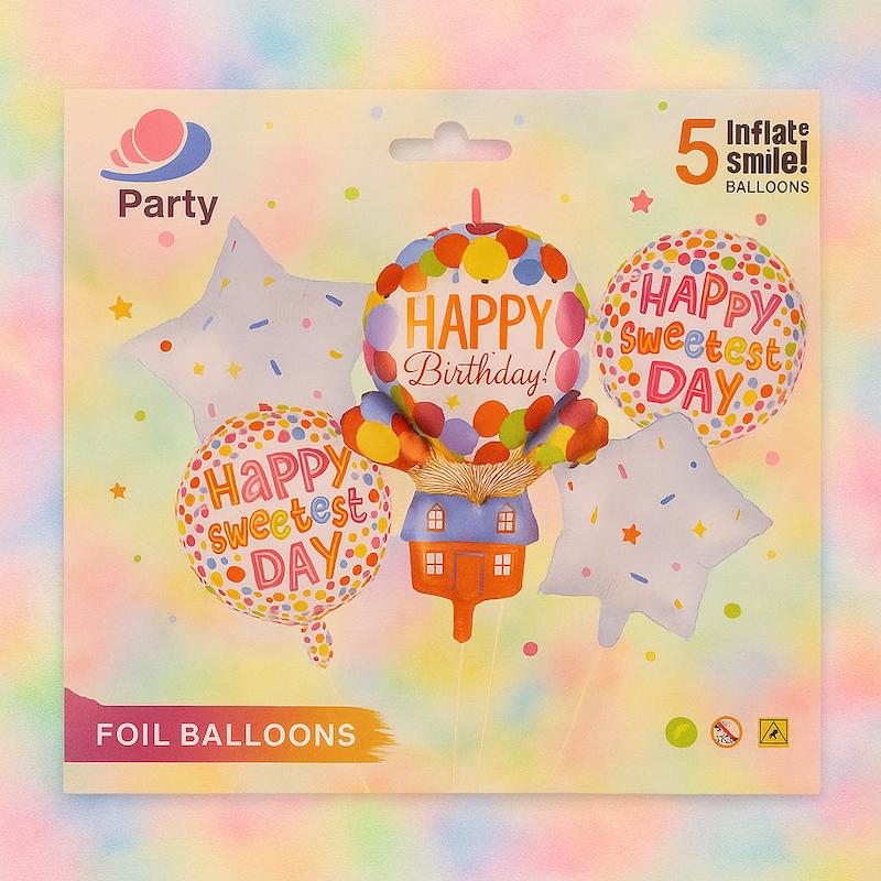 بالون بادی طرح خانه بادکنکی 5 تیکه