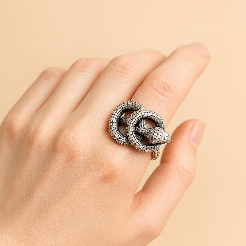 انگشتر ورشو طرح مار