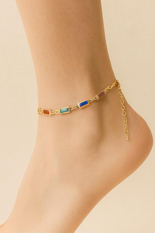 پابند زنجیر طرح رنگی ساده