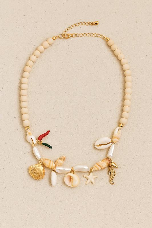 گردنبند صدفی فلفلی