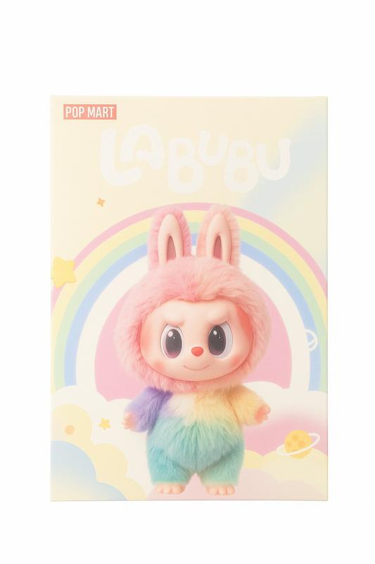 عروسک labubu (لبوبو) سری رنگین کمان (غیراصل)