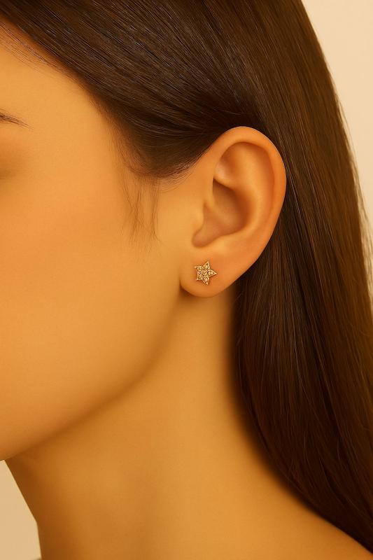 پیرسینگ گوش - مدل ستاره