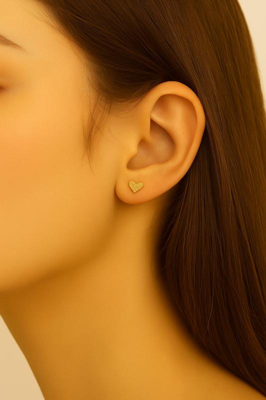 پیرسینگ گوش - مدل قلب