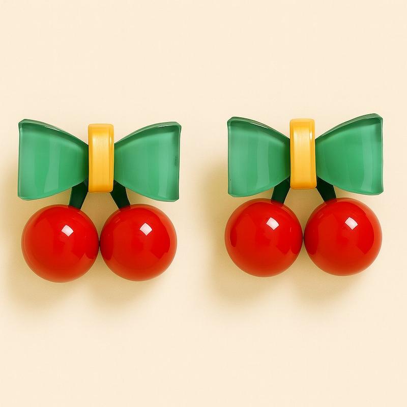 گوشواره طرح گیلاسی