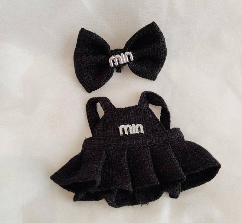 لباس عروسک labubu (لبوبو) - طرح میومیو miumiu