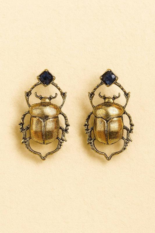 گوشواره طرح سوسک