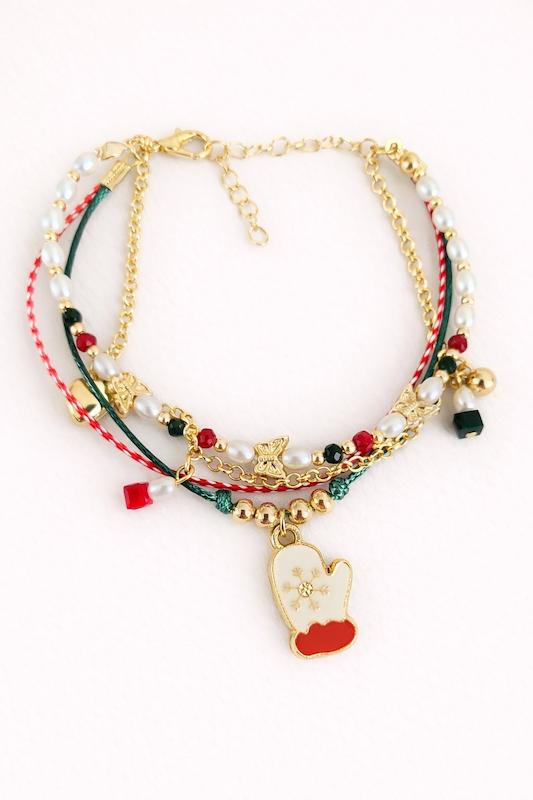 دستبند کریسمسی (زمستونی) (3 طرح)