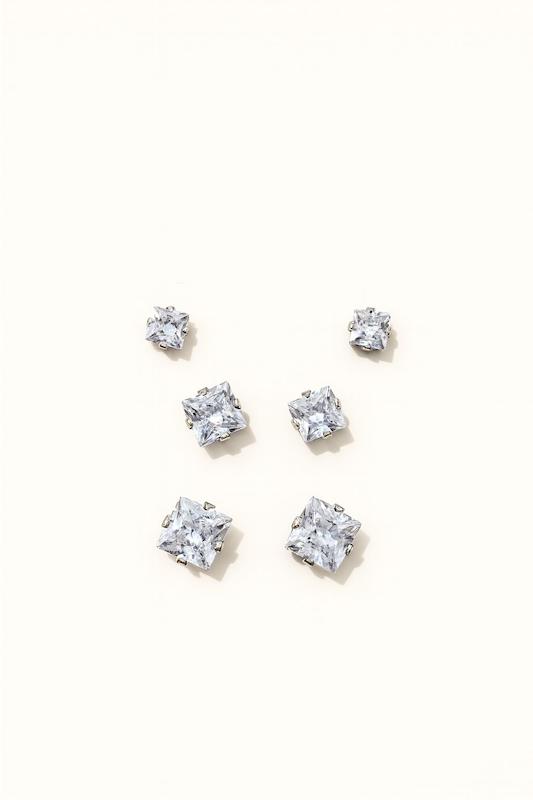 گوشواره طرح نگین (3 سایز)