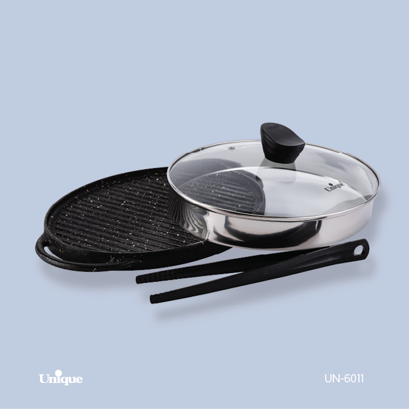 تابه گریل مدل بیضی UN-6011