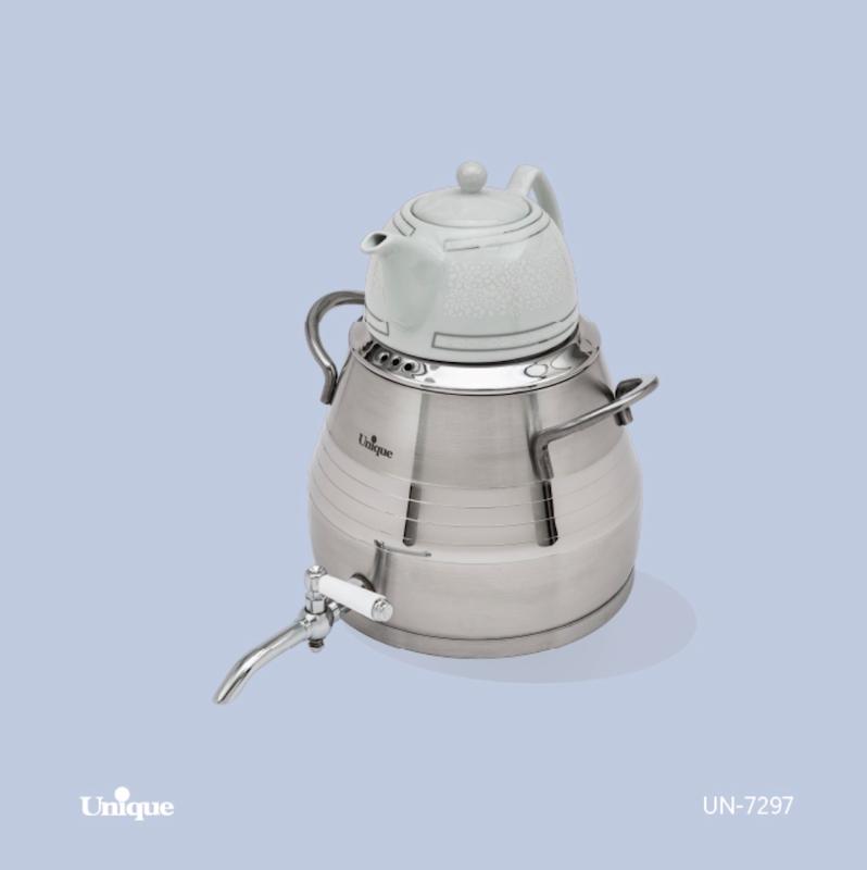 کتری و قوری 5 لیتر طرح ترک UN-7297