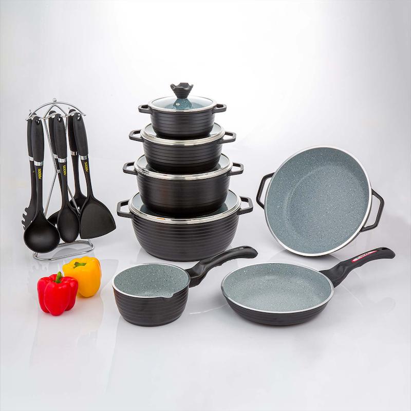 سرویس 18 پارچه عروس مدل خطی