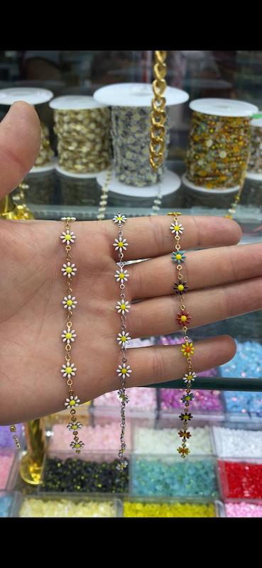 زنجیر استیل مدل بابونه