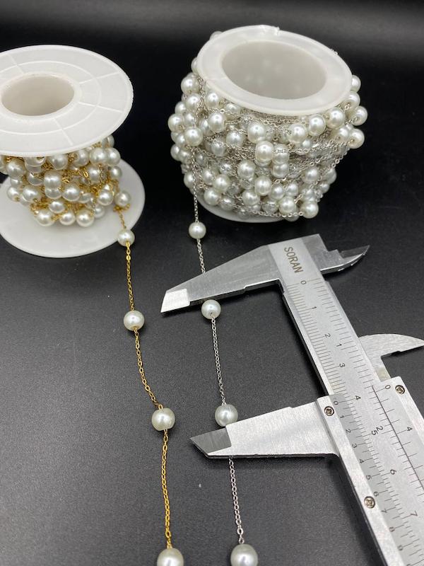 زنجیر استیل مرواریدی