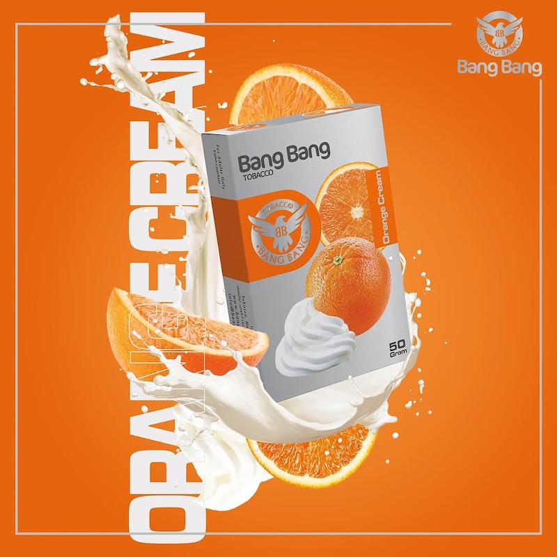 تنباکو پرتقال خامه بنگ بنگ | Orange Cream Bang Bang Tobacco