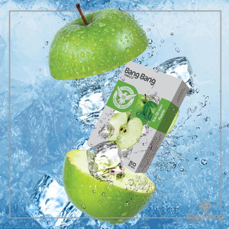 تنباکو سیب سبز یخ بنگ بنگ | Ice Green Apple Bang Bang Tobacco