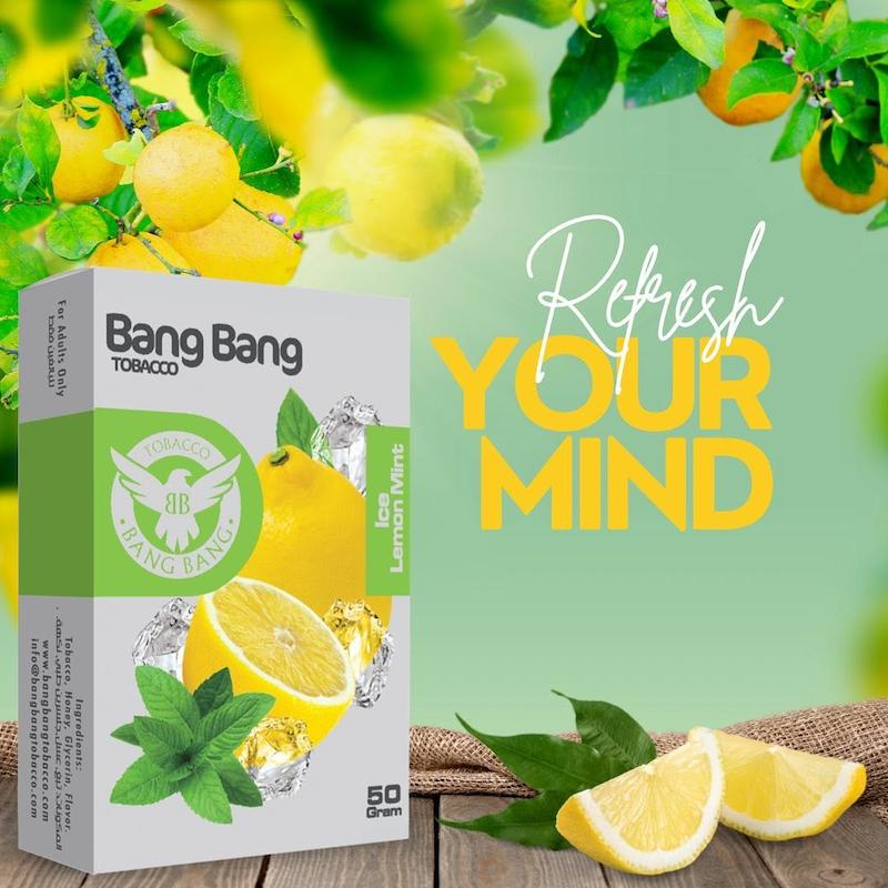 تنباکو لیمو نعنا بنگ بنگ | Lemon Mint Bang Bang Tobacco