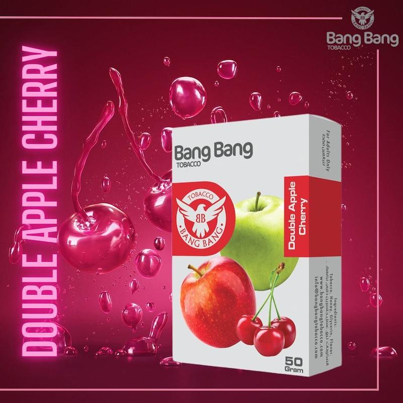 تنباکو دوسیب آلبالو بنگ بنگ | Double Apple Cherry Bang Bang Tobacco