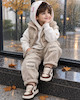 شلوار کرمی زاپ دار