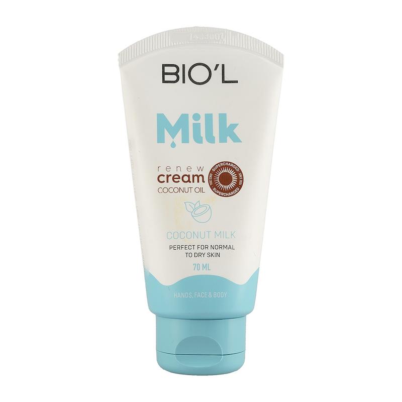 بیول کرم تیوپی سری milk شیر و نارگیل 70 ml