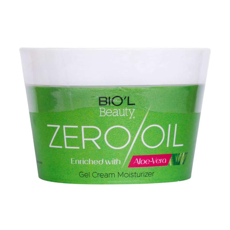 بیول کرم کاسه ای زیرو اویل حاوی عصاره آلوئه ورا مناسب انواع پوست 200میل | Biol Gel Cream Moisturizer Aloe Vera Zero Oil 200ml