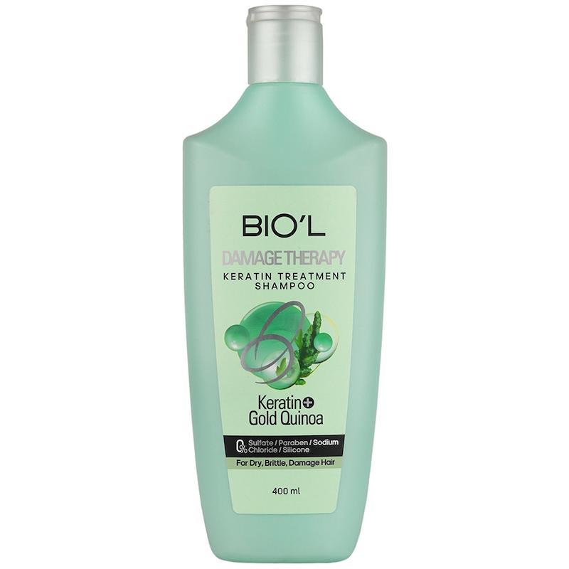 بیول شامپو نرم کننده فاقد سولفات دمیج تراپی مناسب موهای خشک و آسیب دیده حجم 400 میلی لیتر Biol  Damage  Therapy  Sulfate‑Free  Hair  Conditioner – for  Dry  and  Damaged  Hair  400 ml