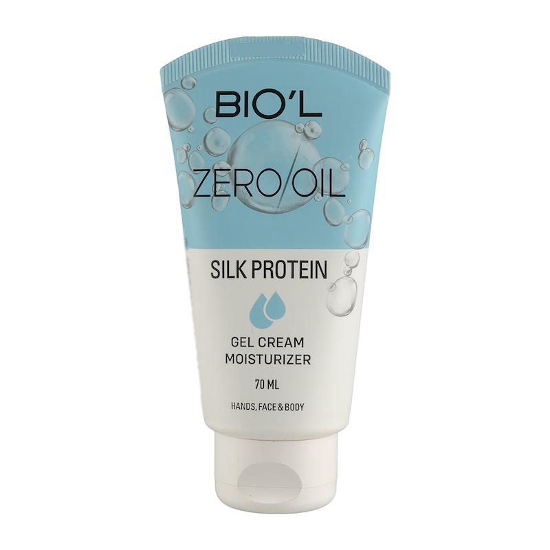 بیول کرم تیوپی زیرو اویل حاوی سیلک پروتئین مناسب انواع پوست 70میل | Biol Gel Cream Moisturizer Silk Protein Zero Oil 70ml