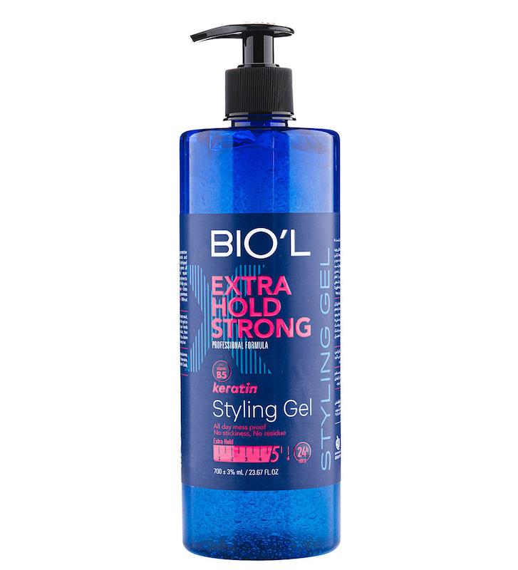 بیول ژل مو پمپی با قدرت نگه دارندگی بسیار زیاد حجم 700 میلی لیتر Biol Hair Styling Gel 700ml