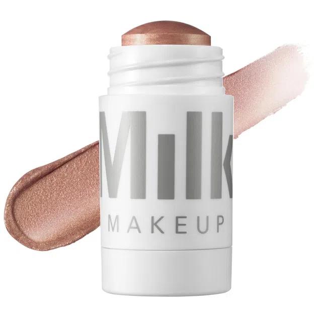 هایلایتر کرمی دویی استیکی میلک میکاپ  MILK MAKEUP  Dewy cream highlighter stick lit