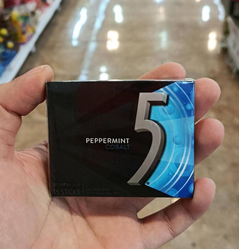 آدامس فایو Five نعنایی تند اورجینال 