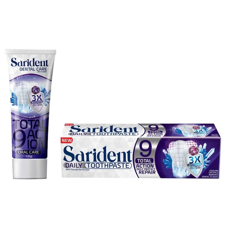 ساریدنت خمیر دندان مدل توتال 9 کاره وزن 100 گرم Sarident Daily Repair Toothpaste