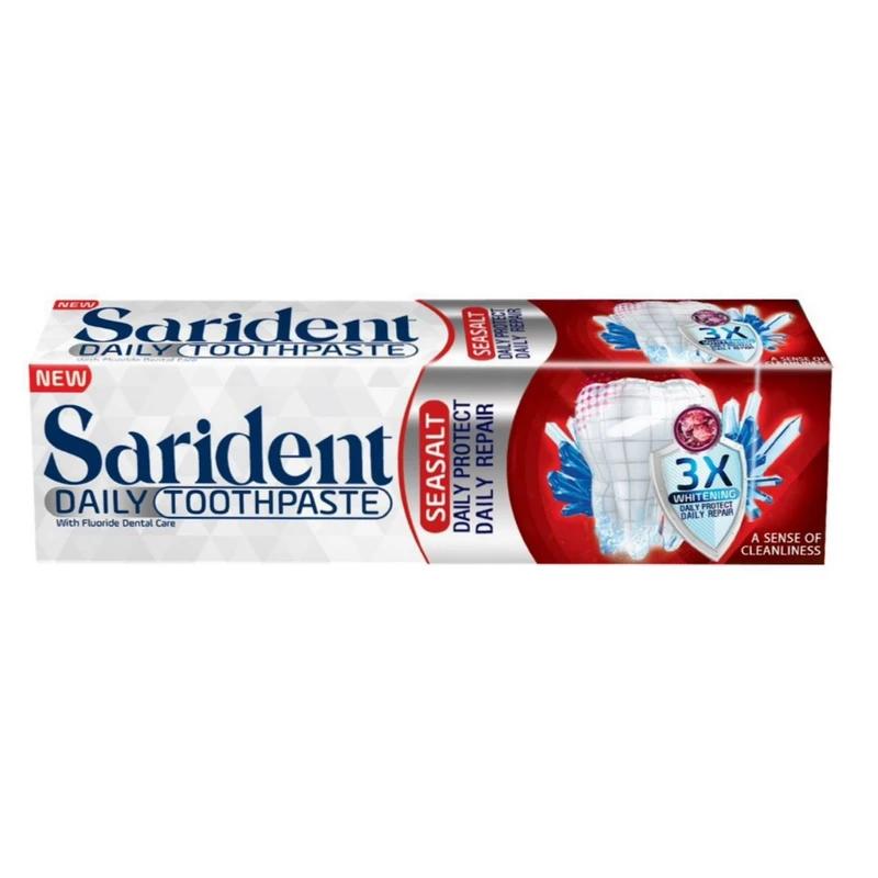 ساریدنت خمیر دندان مدل بدون فلوراید حاوی نمک دریا وزن 100 گرم Sarident Sea Salt Dental Care Toothpaste