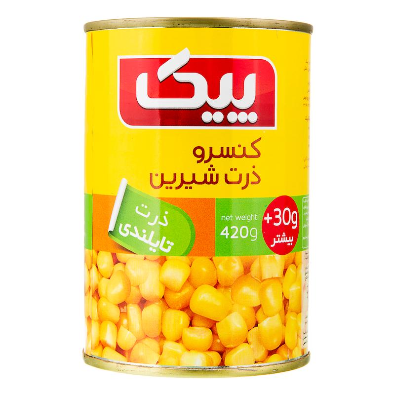 پیک کنسرو ذرت شیرین 420 گرم
