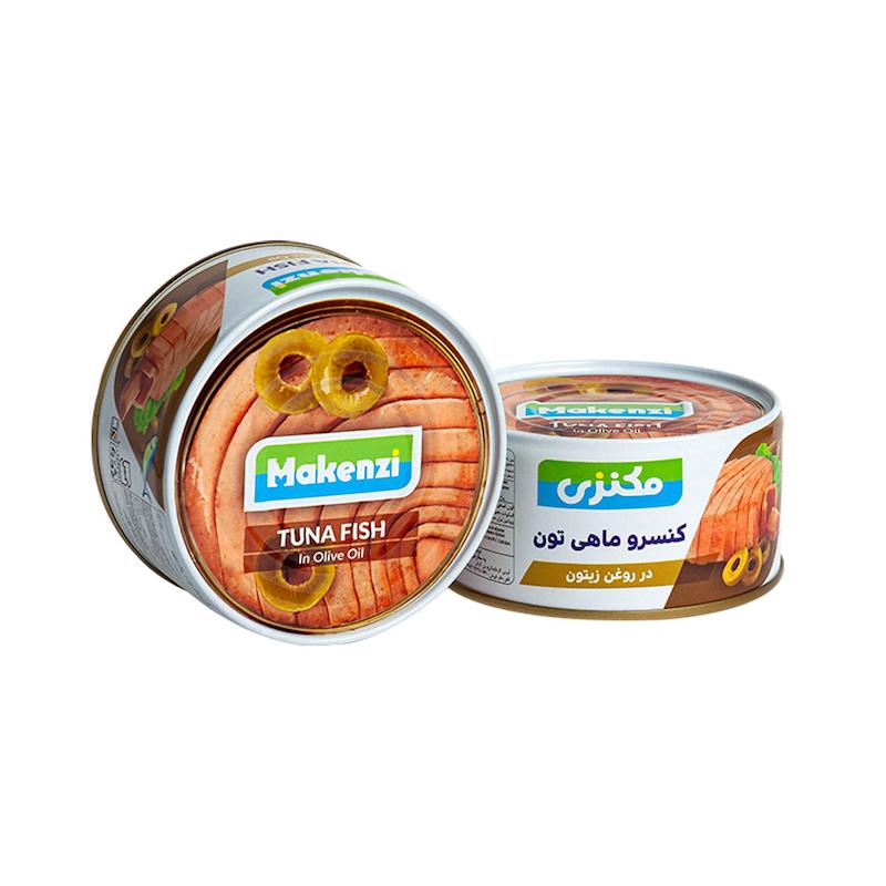 کنسرو ماهی تون در روغن زیتون مکنزی - 180 گرم