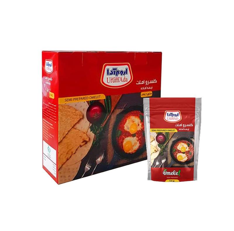 کنسرو املت نیمه آماده اروم آدا وزن ۱۳۰ گرم 