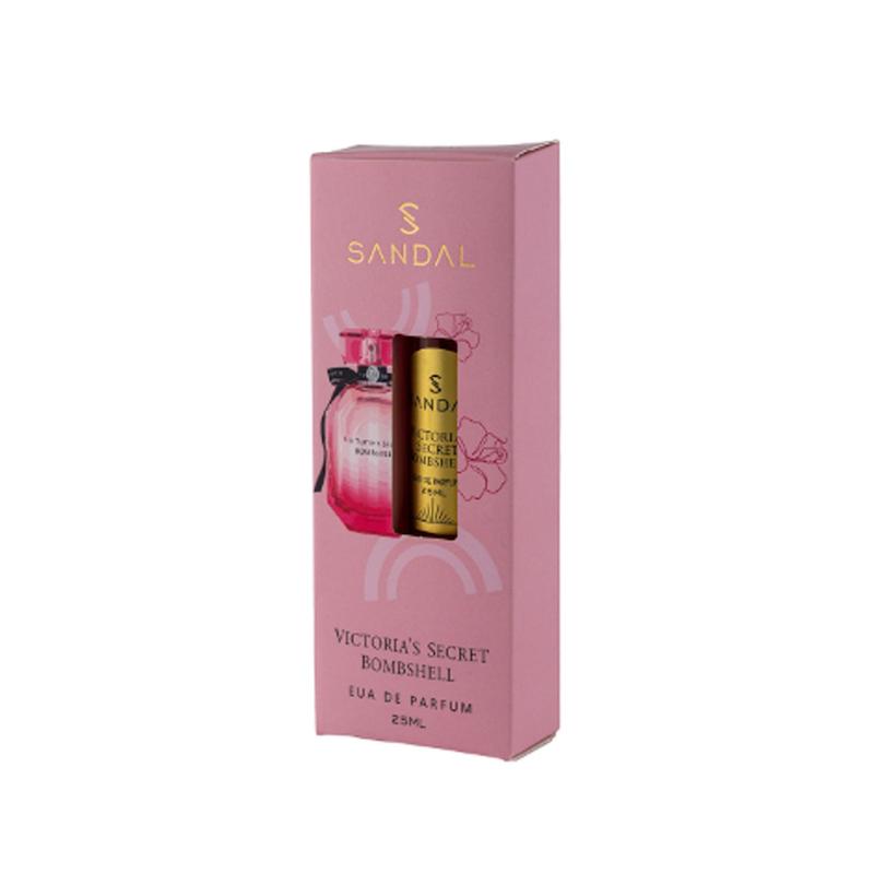عطر جیبی زنانه صندل مدل Victorias Secret Bombshell حجم 25 میلی لیتر Sandal Victorias Secret Bombshell Eau De Parfum For Women 25 ml