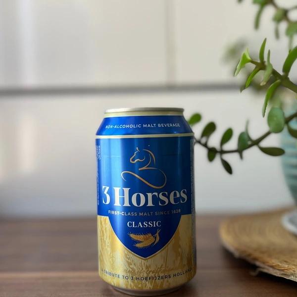  ماء الشعیر دلستر کله اسبی 3 HORSES حجم ۳۳۰ میلی لیتر