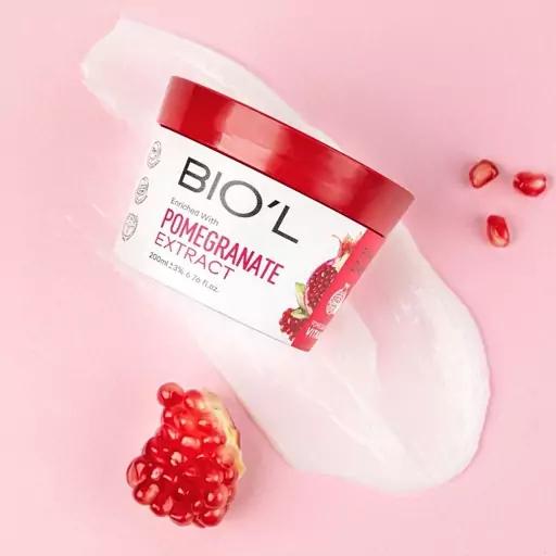ماسک مو انار بیول مناسب موهای رنگ شده و آسیب دیده 200 میلی لیتر | Biol hair mask with pomegranate extract 200 ml