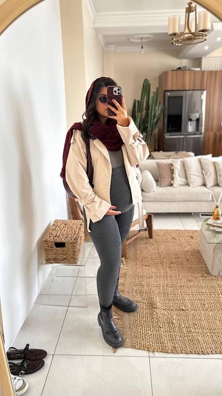 جوراب شلواری خزدار بارداری