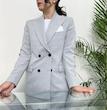 کت و شلوار زنانه طوسی Mahtab کد M83، کت و شلوار رسمی زنانه، کت و شلوار اداری زنانه، کت و شلوار فاستونی زنانه، کت و شلوار کلاسیک زنانه، استایل اداری، کت و شلوار لوکس اداری، کت و شلوار رسمی طوسی زنانه، کت و شلوار سرمه ای فاستونی