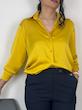 شومیز زنانه خردلی کدSilka shirt M130
