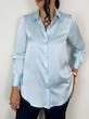 شومیز زنانه آبی آسمانی کدSilka shirt M132
