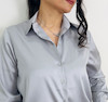 شومیز زنانه نقره ای کدSilka shirt M133