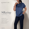 بلوز زنانه سفید Silka Top کد M135