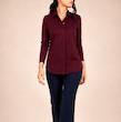 شومیز بیسیک Burgundy زرشکی M160
